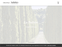 Tablet Screenshot of cotedazur-sothebysrealty.com